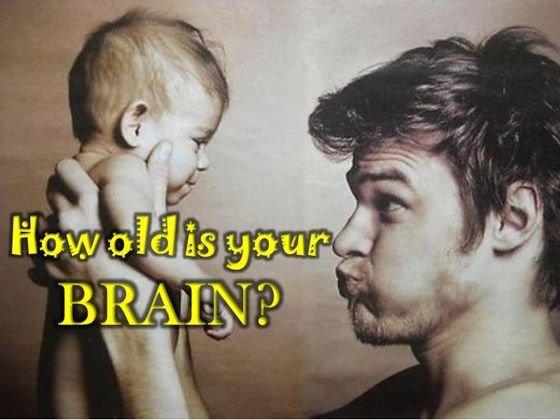 how old is your brain