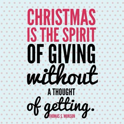 Christmas quote about giving