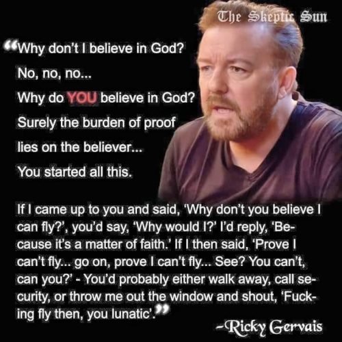 Ricky Gervais on God